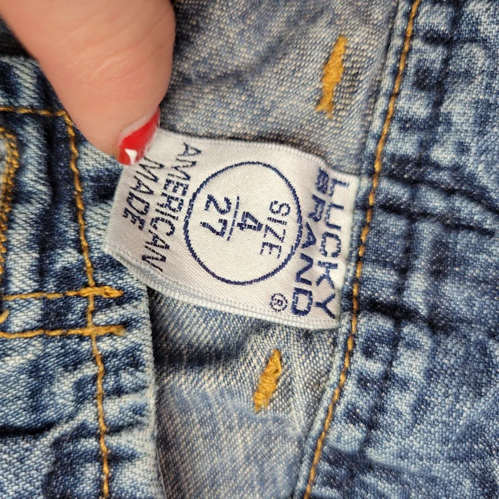Lucky Brand Flirtie Jean Womens 4/27 Blue Flare Denim‎ Made in USA F21M010